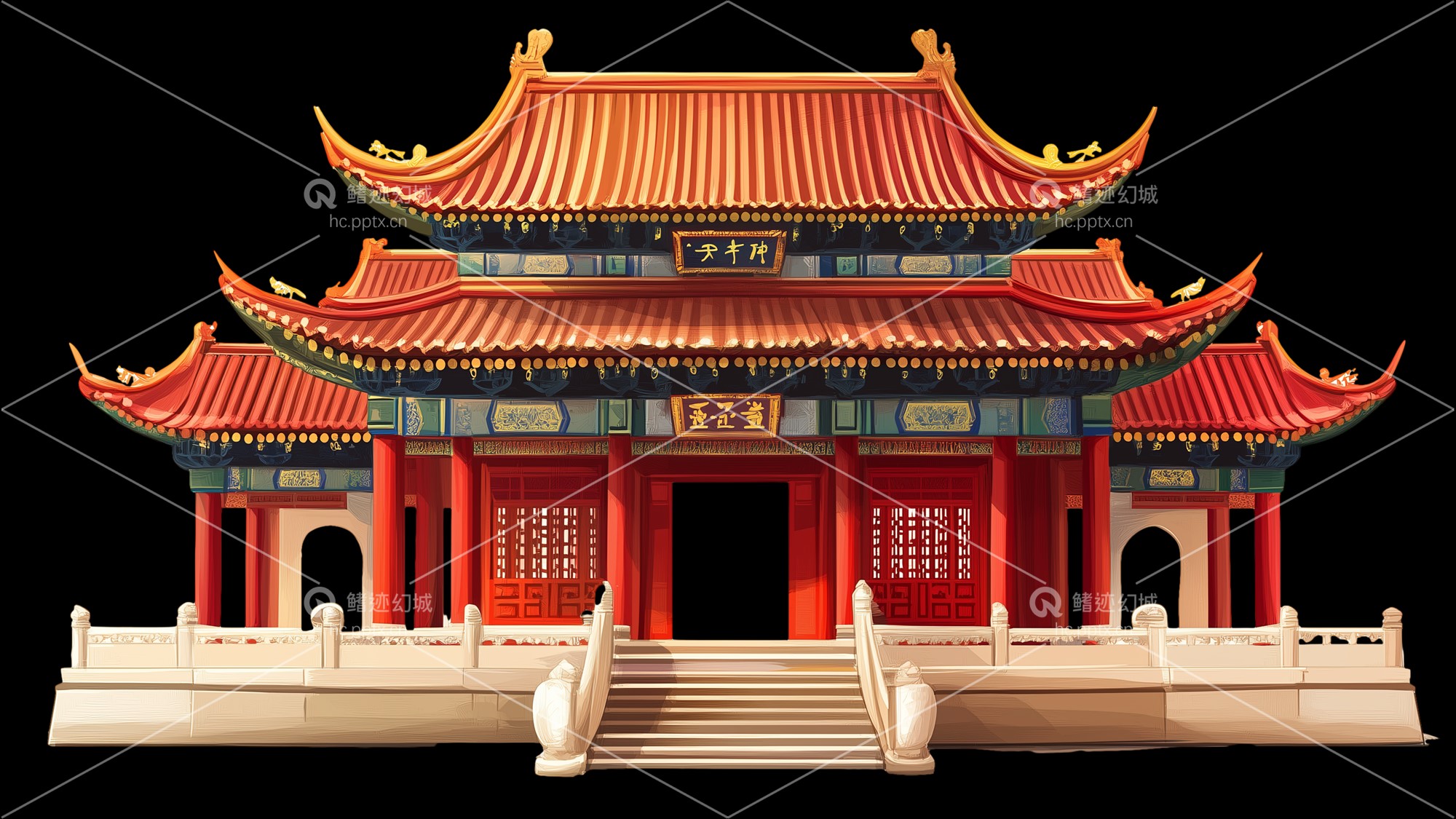 古建筑元素-免扣图册