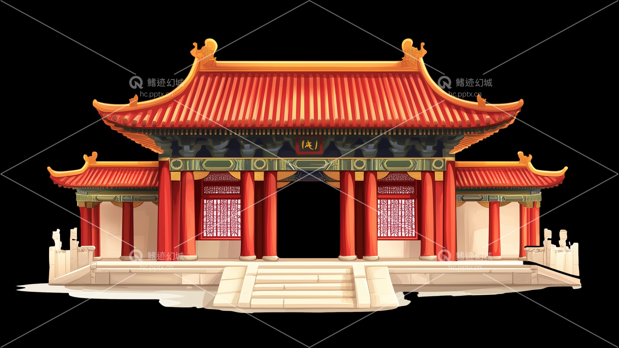 古建筑元素-免扣图册