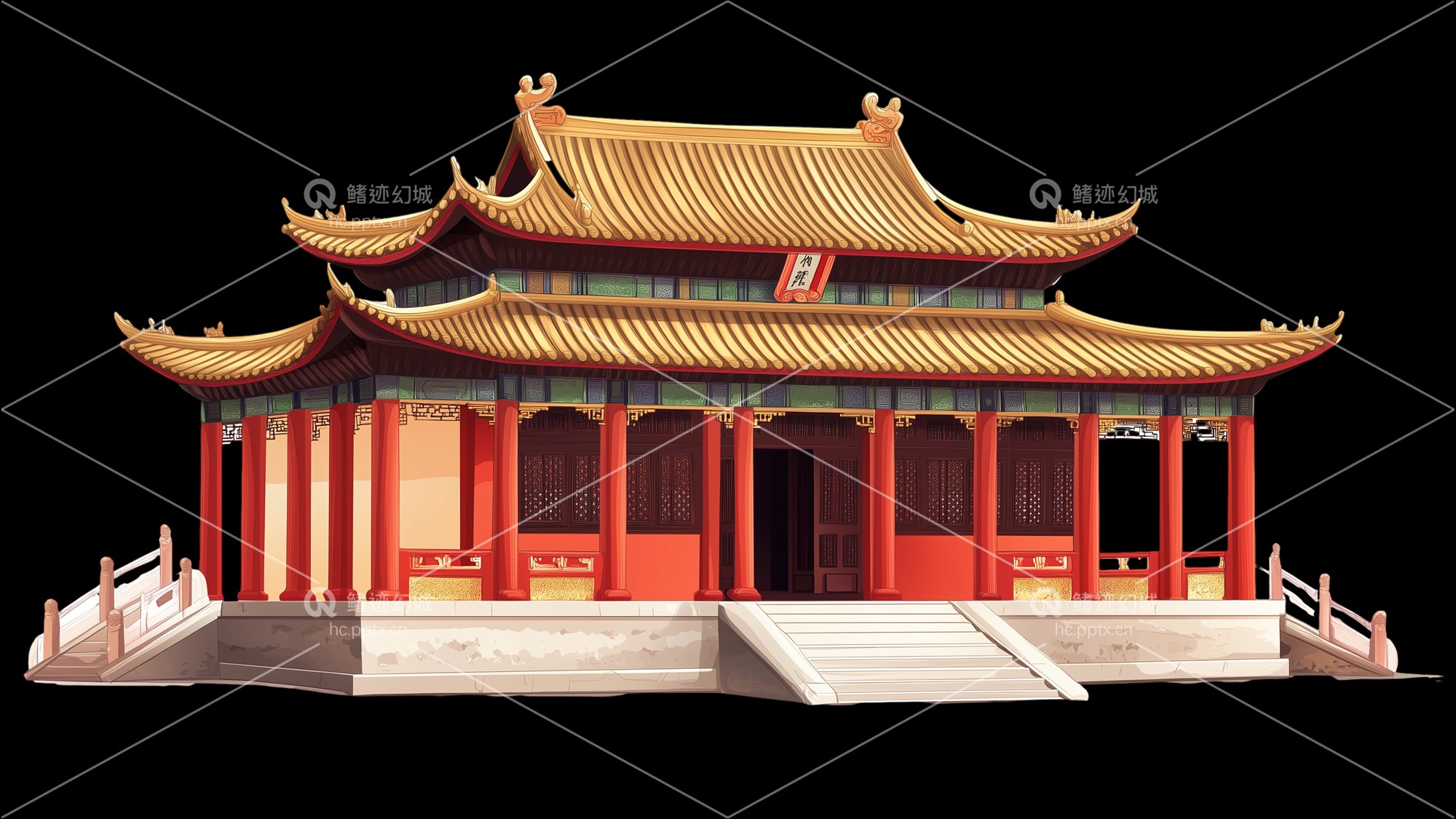 古建筑元素-免扣图册