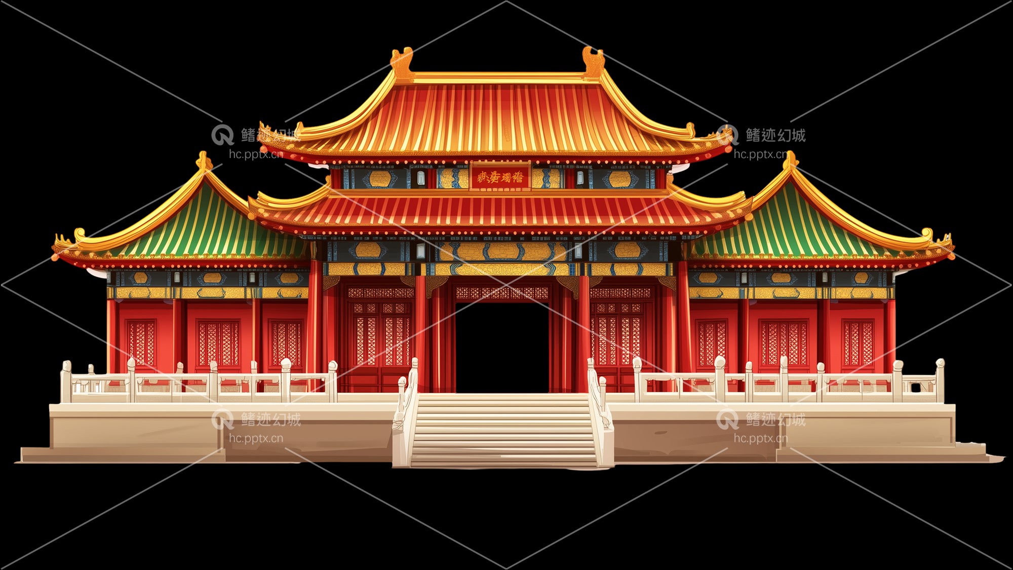 古建筑元素-免扣图册