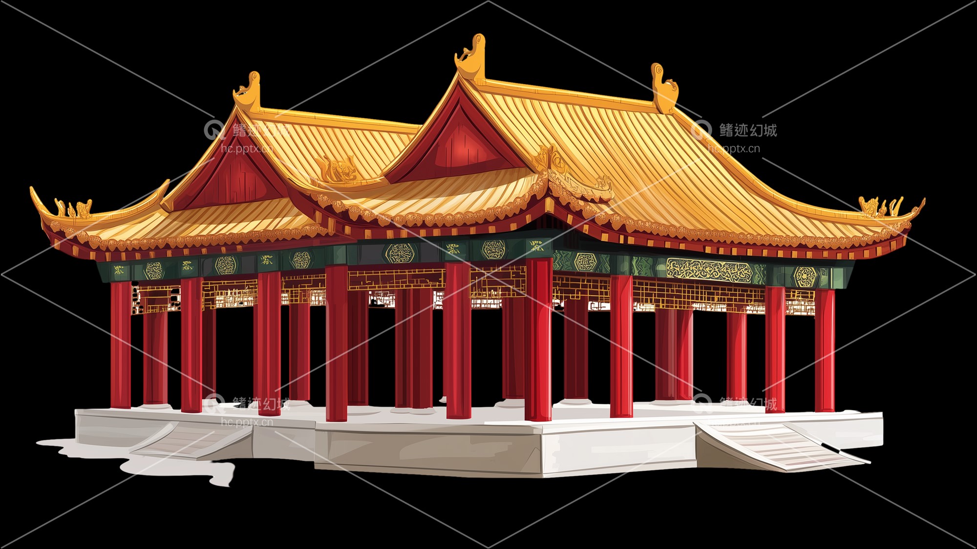 古建筑元素-免扣图册