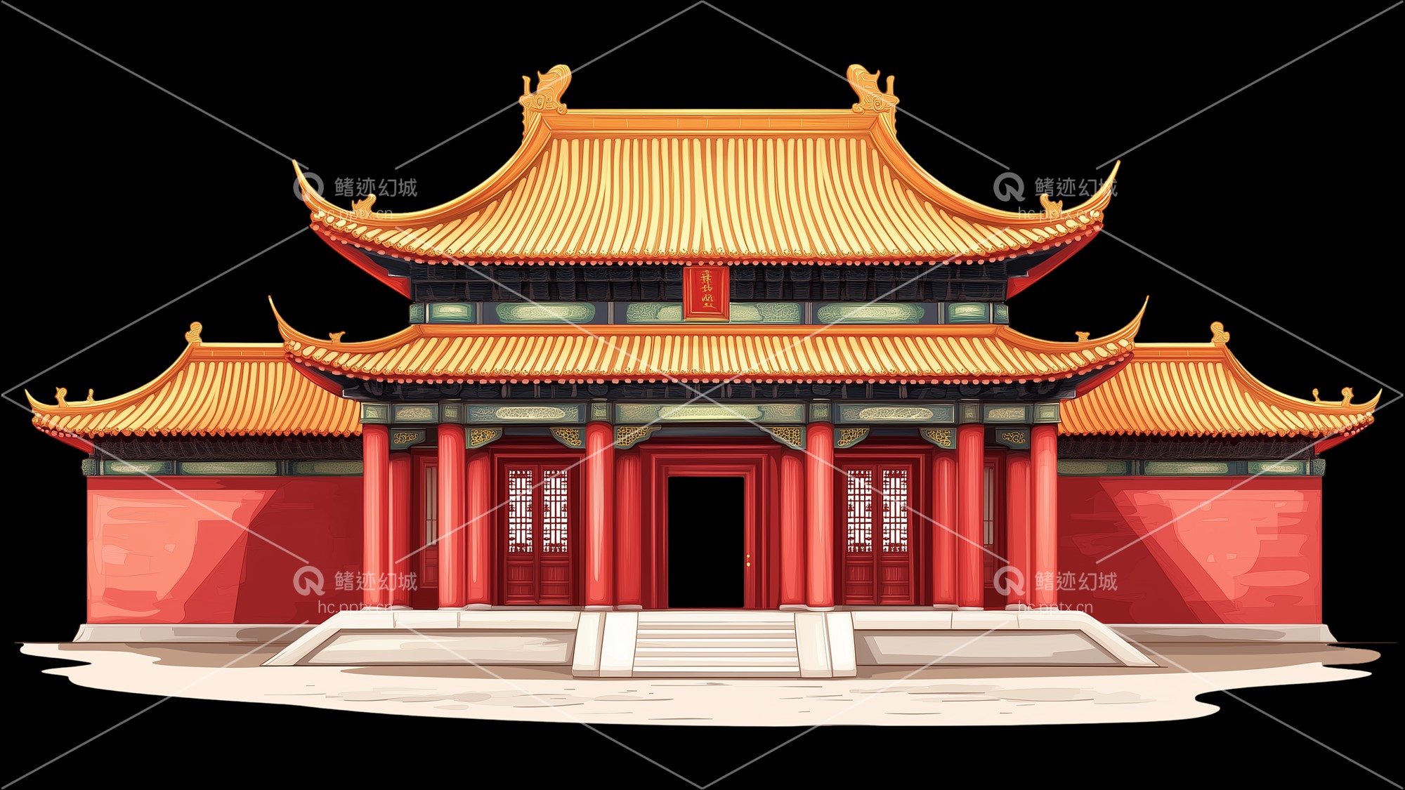 古建筑元素-免扣图册