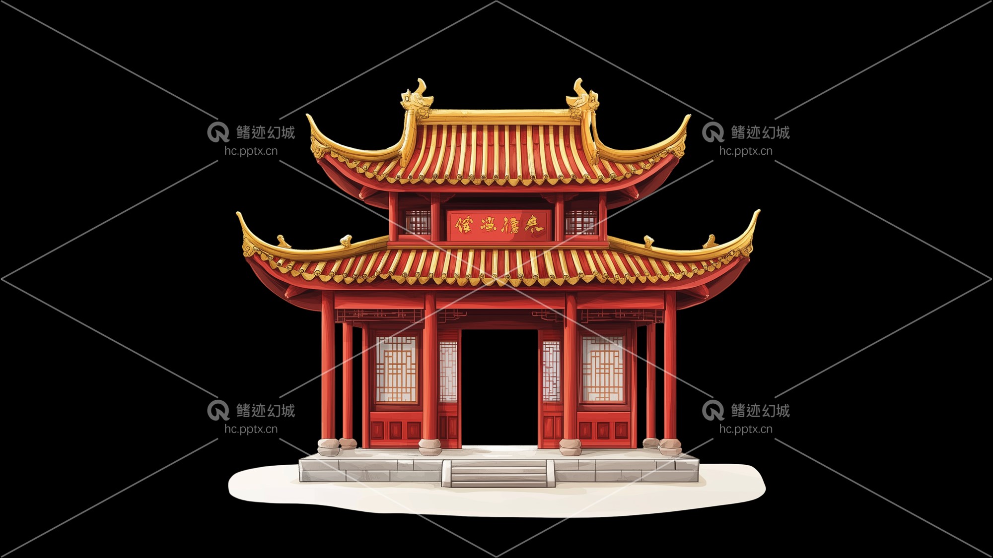 古建筑元素-免扣图册