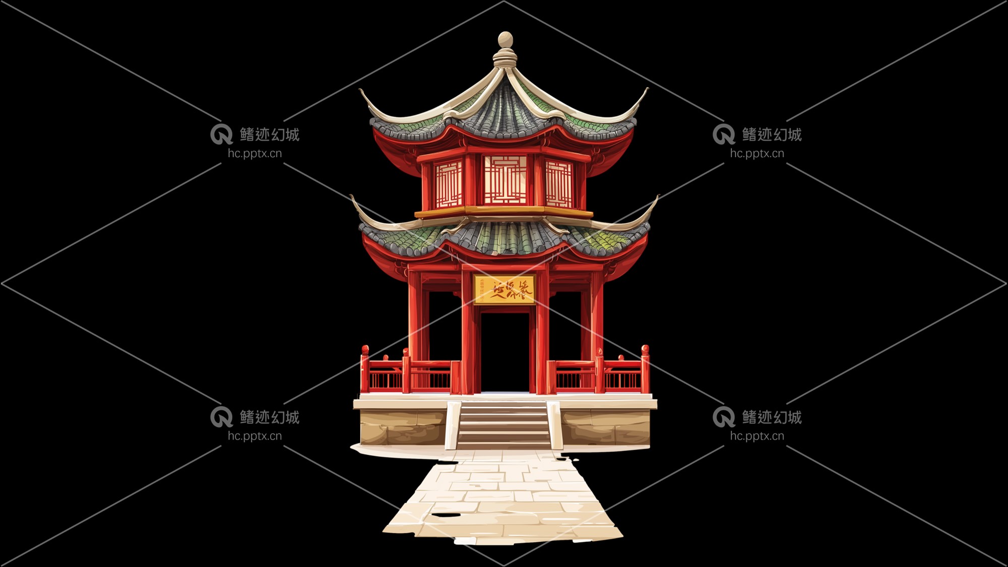 古建筑元素-免扣图册