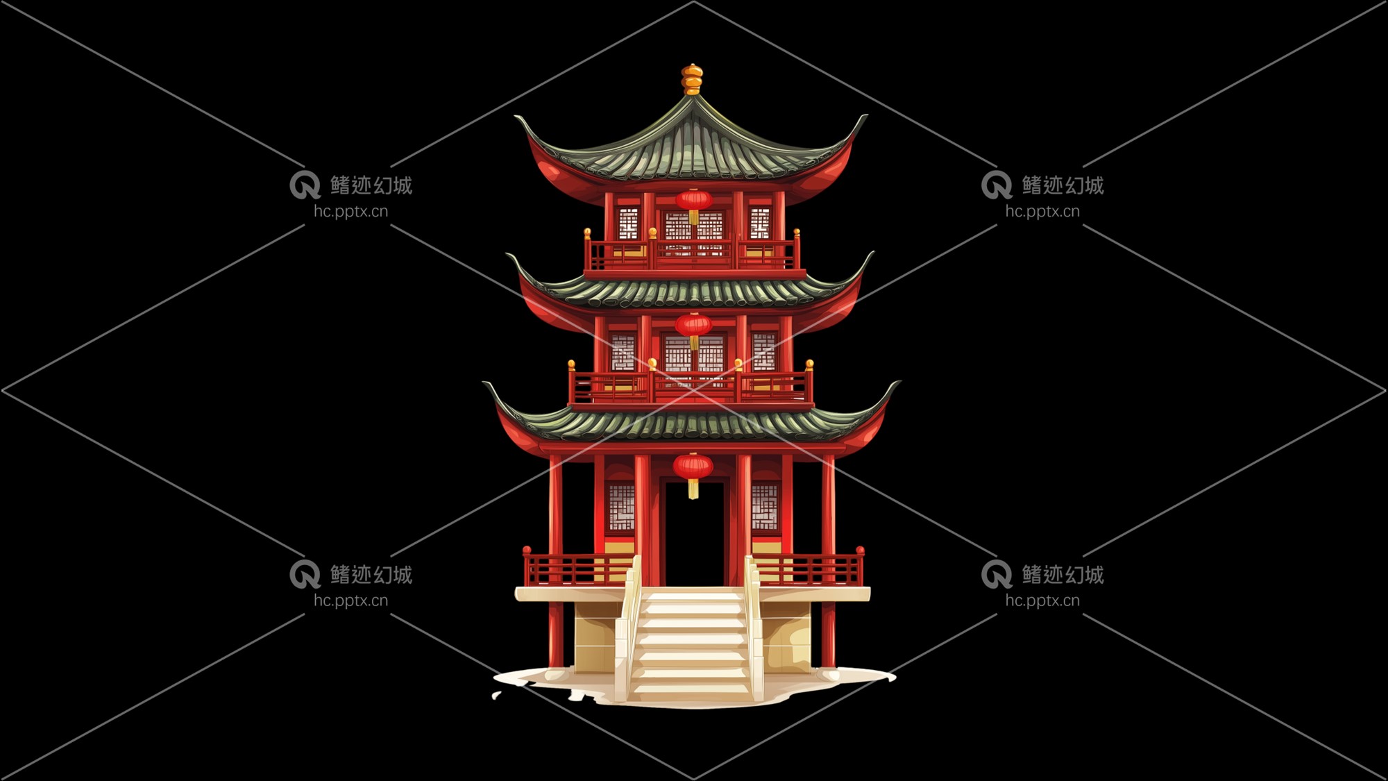 古建筑元素-免扣图册