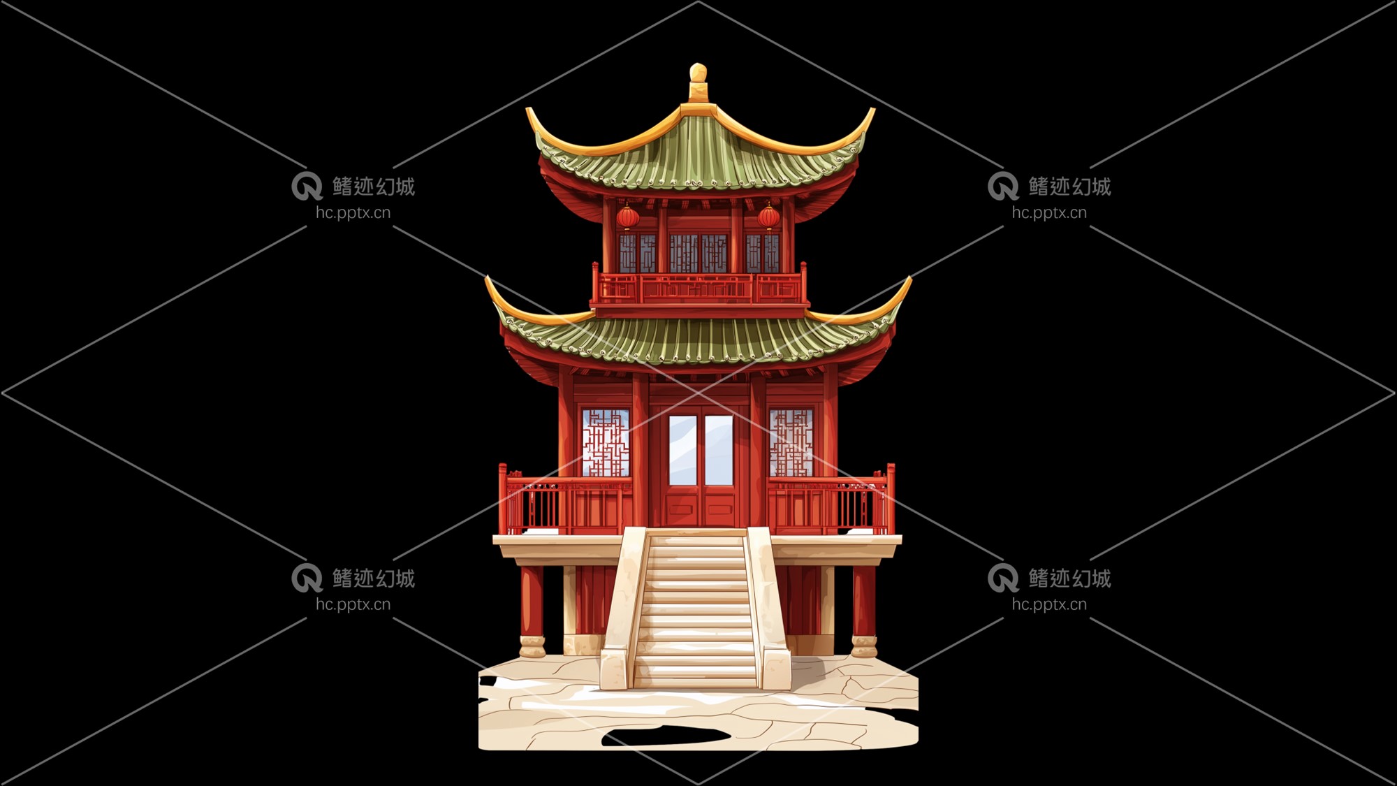 古建筑元素-免扣图册