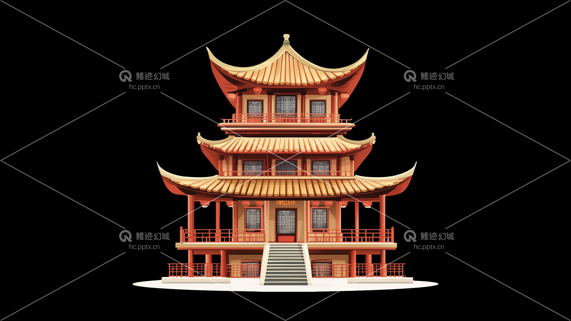 古建筑元素-免扣图册