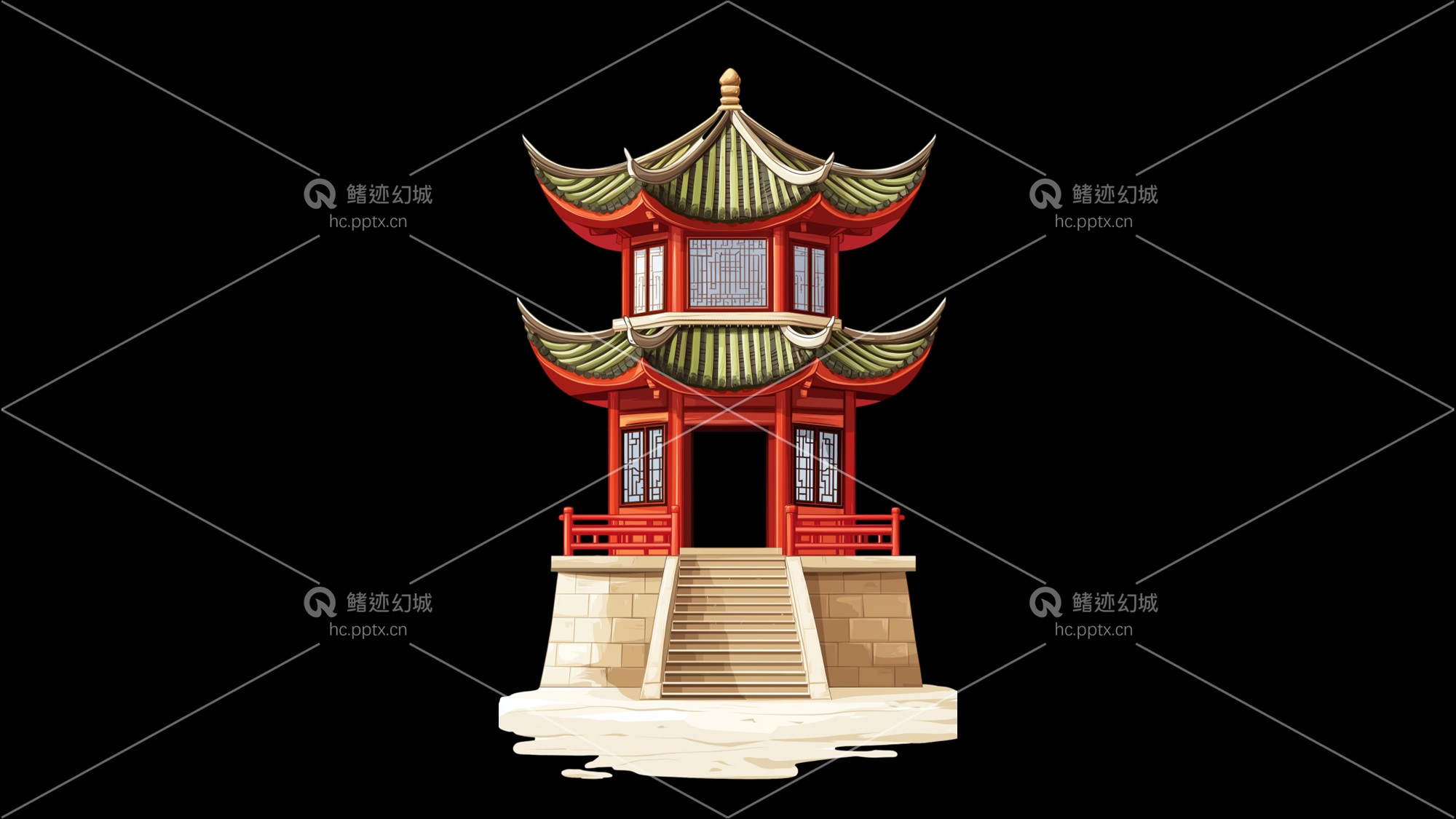 古建筑元素-免扣图册