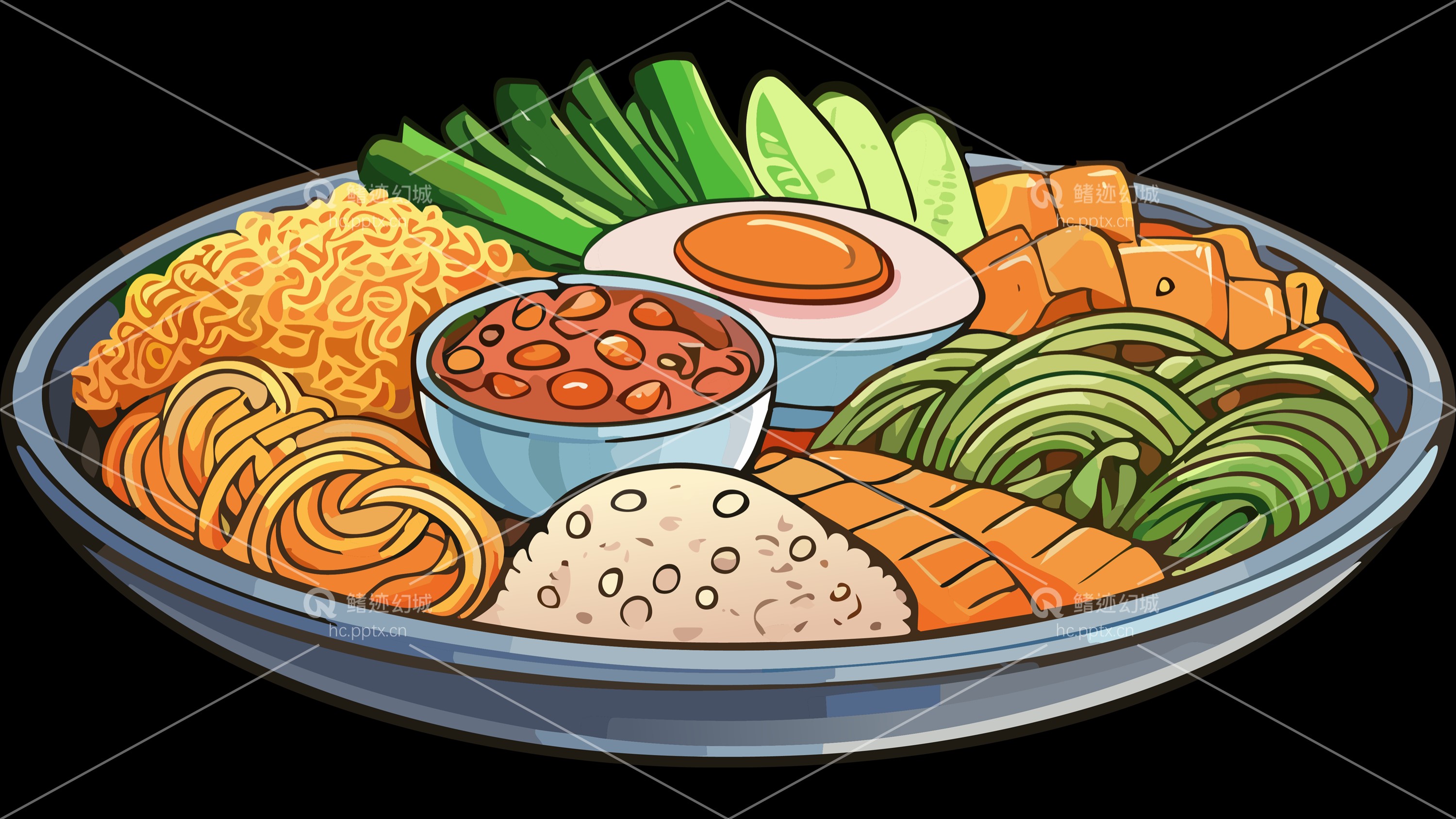 矢量美食-免扣图册